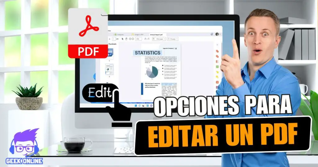 Cómo Editar un PDF en línea o con programas profesionales