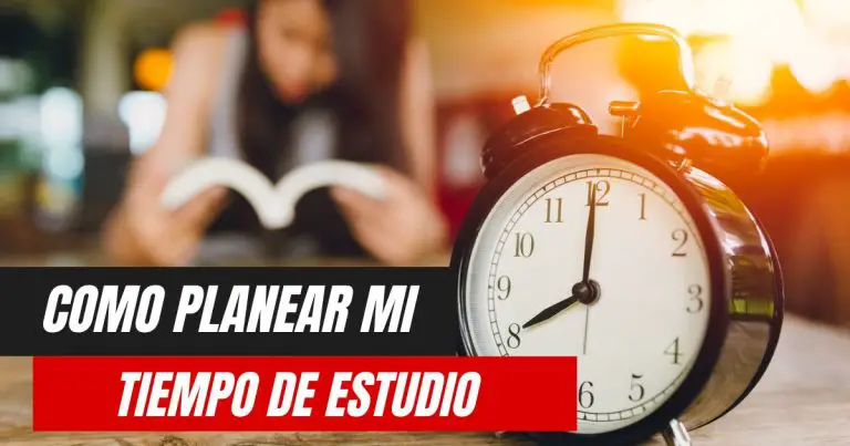 Cómo planear mi tiempo de estudio en la universidad